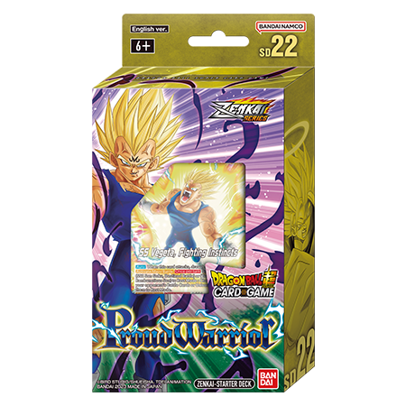 DRAGON BALL SCG SD22 Zenkai Series Proud  Warrior Starter Deck